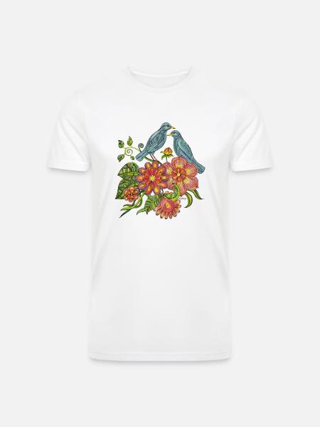 Fly Away With Me - Men’s Tri-Blend Organic T-Shirt -