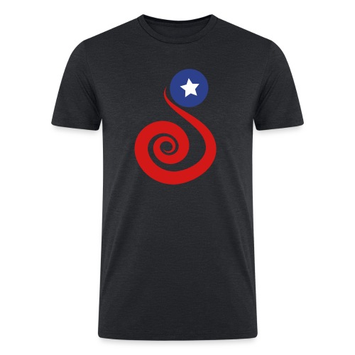 Caracol de Puerto Rico - Men’s Tri-Blend Organic T-Shirt