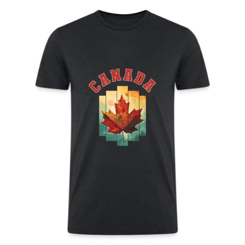 Canada’s Artistic Emblem - Men’s Tri-Blend Organic T-Shirt