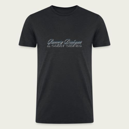 Recovery Dialogues and Sober Stories Official Logo - Men’s Tri-Blend Organic T-Shirt