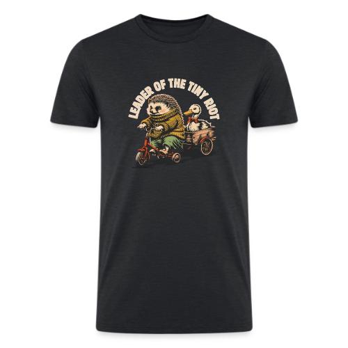 Leader of the Tiny Riot Design - Men’s Tri-Blend Organic T-Shirt