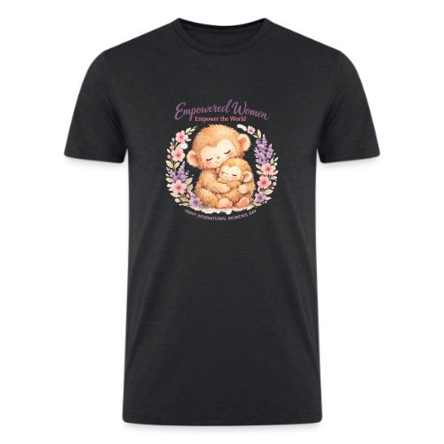 Empowered Women Empower The World Art - Men’s Tri-Blend Organic T-Shirt