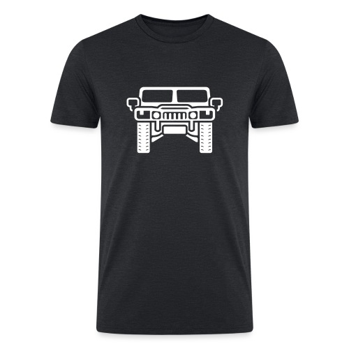 Hummer/Humvee illustration - Men’s Tri-Blend Organic T-Shirt