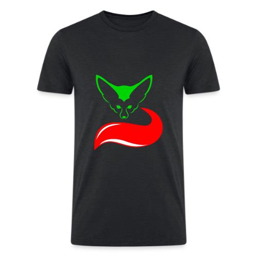The Fennec, the Desert Fox of Algeria - Men’s Tri-Blend Organic T-Shirt