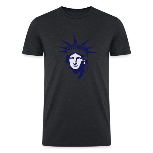 Lady Liberty - Men’s Tri-Blend Organic T-Shirt