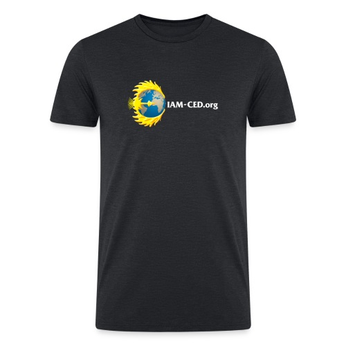 iam-ced.org Logo Phoenix - Men’s Tri-Blend Organic T-Shirt