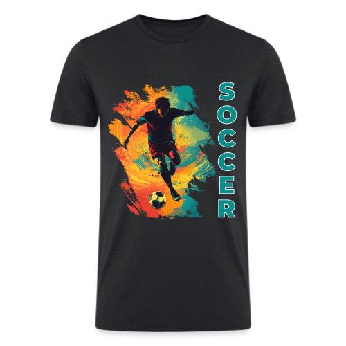 Soccer Hero Mode - Men’s Tri-Blend Organic T-Shirt