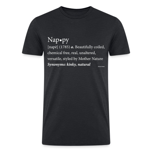 Nappy Dictionary_Global Couture Women's T-Shirts - Men’s Tri-Blend Organic T-Shirt