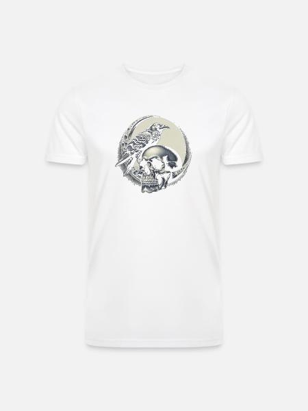 Lunar Sentinel - Men’s Tri-Blend Organic T-Shirt -
