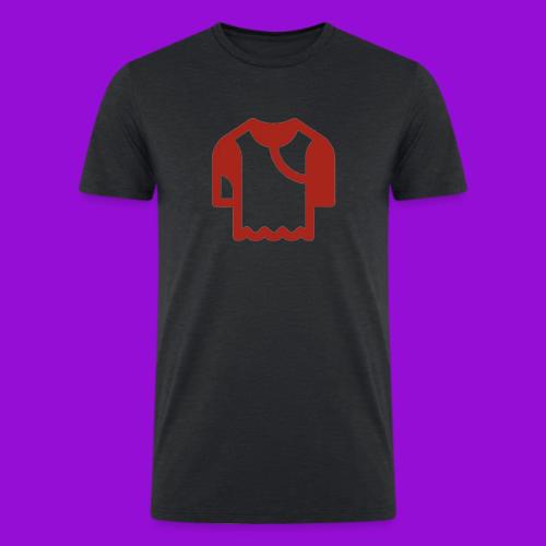 Logo outline - Men’s Tri-Blend Organic T-Shirt