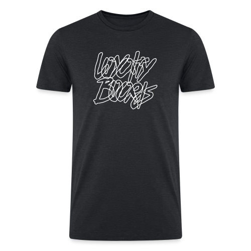 Loyalty Boards White Font - Men’s Tri-Blend Organic T-Shirt