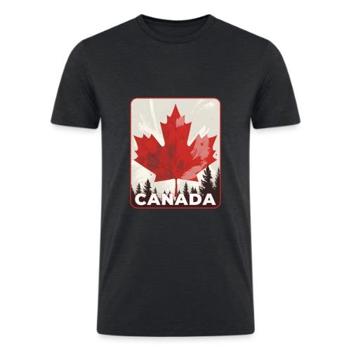 Echoes of Canada - Men’s Tri-Blend Organic T-Shirt