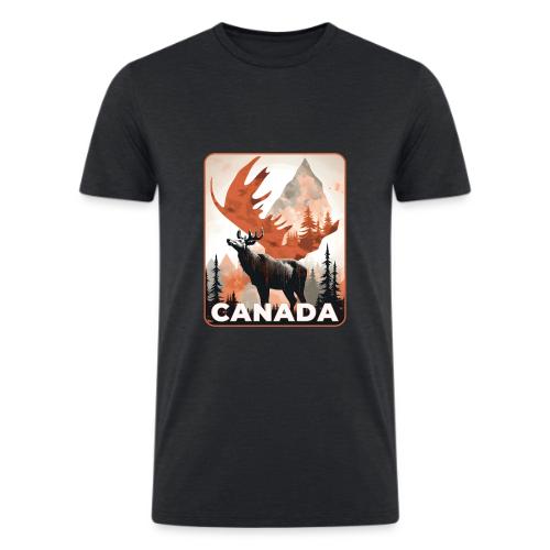 Canada Wild Spirit - Men’s Tri-Blend Organic T-Shirt