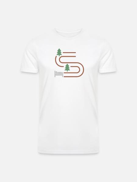 MILES TO GO BEFORE I SLEEP - Men’s Tri-Blend Organic T-Shirt - 