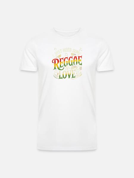 Reggae Jamaica Design - Men’s Tri-Blend Organic T-Shirt -