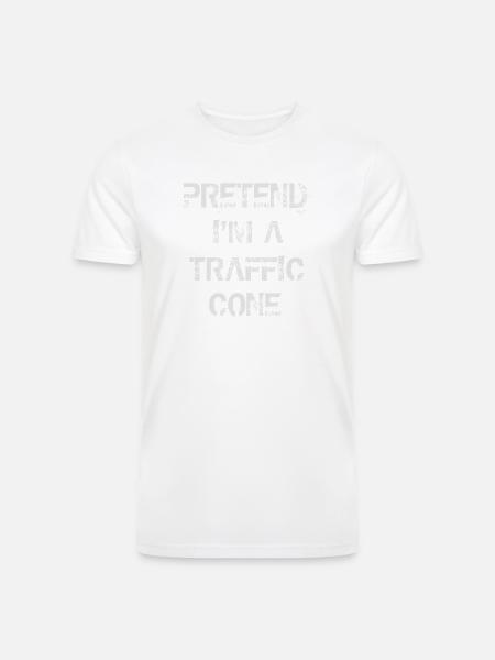 Pretend I'm a Traffic Cone - Men’s Tri-Blend Organic T-Shirt -