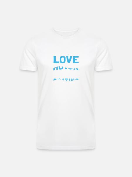 Motorboat Love Motor Boating - Men’s Tri-Blend Organic T-Shirt -