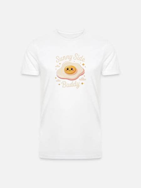 Sunny Side Buddy - Men’s Tri-Blend Organic T-Shirt -