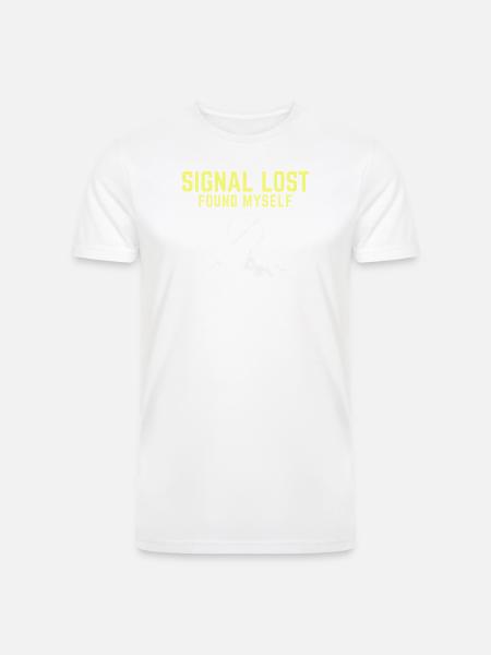 Signal Lost Found Myself - Men’s Tri-Blend Organic T-Shirt -