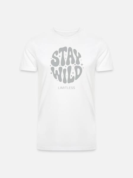 Stay Wild Limitless - Men’s Tri-Blend Organic T-Shirt -