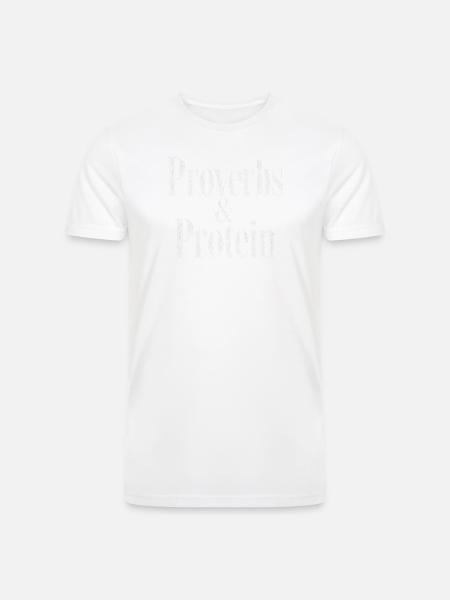 Proverbs & Protein - Men’s Tri-Blend Organic T-Shirt -