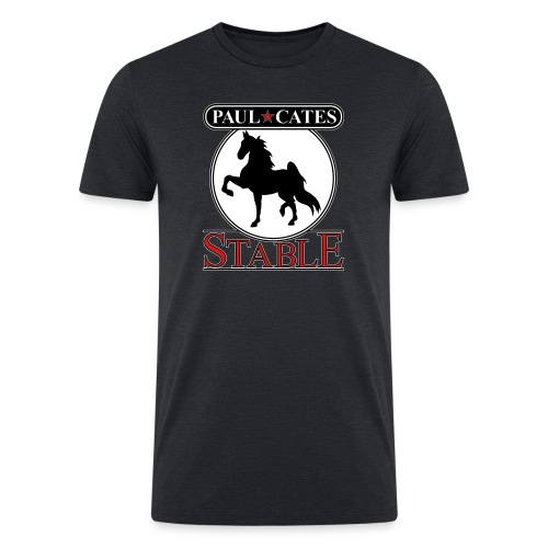 Paul Cates Stable dark shirt - Men’s Tri-Blend Organic T-Shirt