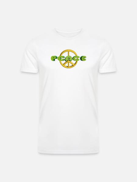Peace on Earth - Men’s Tri-Blend Organic T-Shirt -
