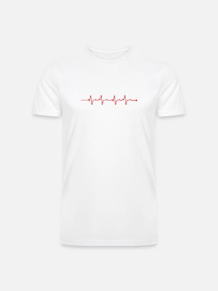 BMX Pulse Bike Art - Men’s Tri-Blend Organic T-Shirt -