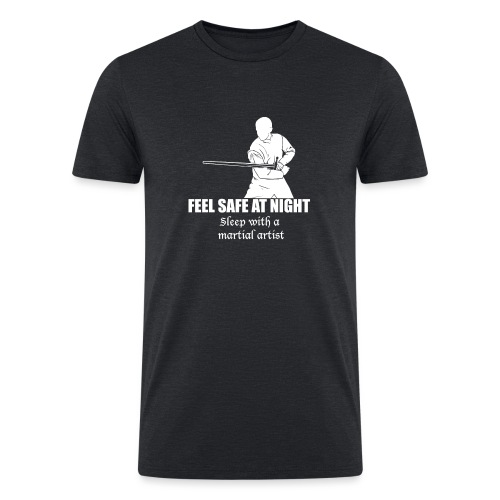 Feel safe male LS - Men’s Tri-Blend Organic T-Shirt