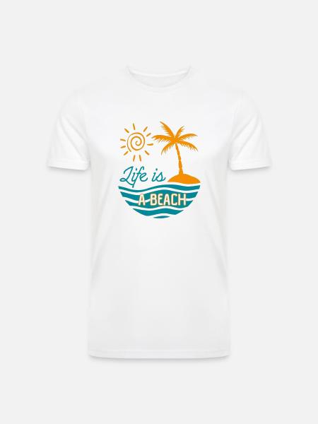 Abstract Serenity - Men’s Tri-Blend Organic T-Shirt -