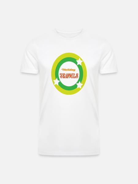 HOLIDAY TRAVELS t-shirt. - Men’s Tri-Blend Organic T-Shirt - 