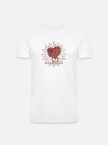 Love Is A Trap - Men’s Tri-Blend Organic T-Shirt -