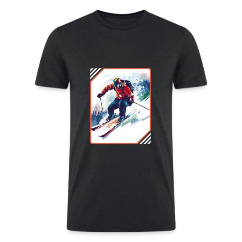 Skiing is Life - Men’s Tri-Blend Organic T-Shirt