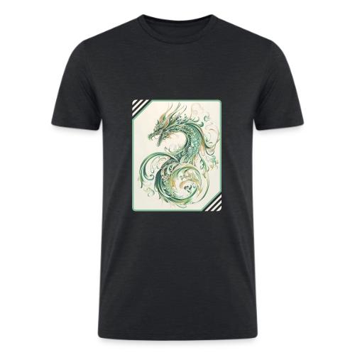Brush of the Dragon - Men’s Tri-Blend Organic T-Shirt