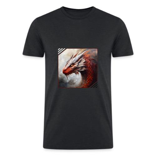 Mystic Dragon Realm - Men’s Tri-Blend Organic T-Shirt
