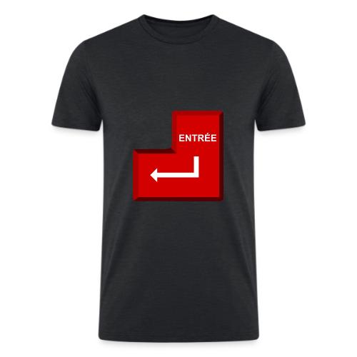 Press Enter - Men’s Tri-Blend Organic T-Shirt
