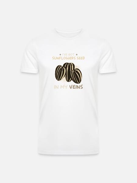 Sunflower Seeds - Men’s Tri-Blend Organic T-Shirt -