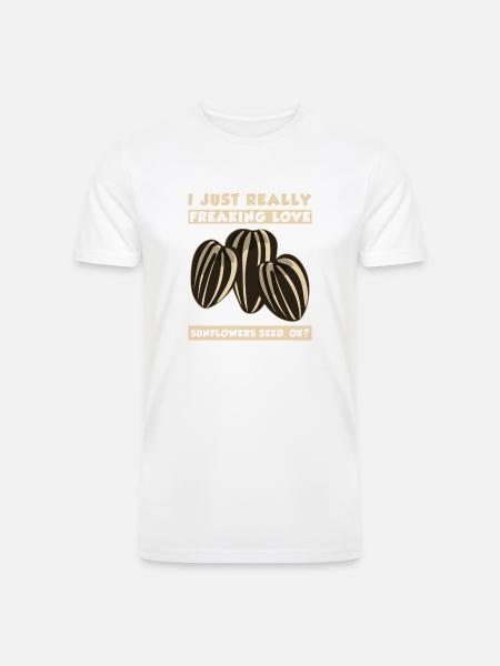 Sunflower Seeds - Men’s Tri-Blend Organic T-Shirt -
