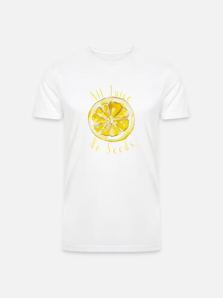 All Juice No Seeds - Men’s Tri-Blend Organic T-Shirt - 