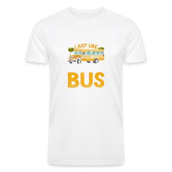 School Bus Monitor Bus Driver - Men’s Tri-Blend Organic T-Shirt -  - Front