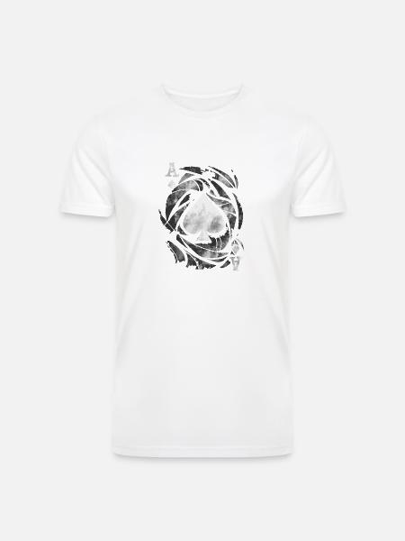 Grunge Ace of Spades - Men’s Tri-Blend Organic T-Shirt -