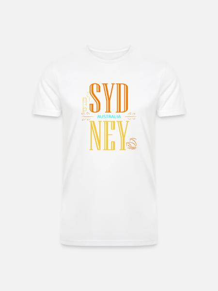 Sydney Australia - Men’s Tri-Blend Organic T-Shirt -