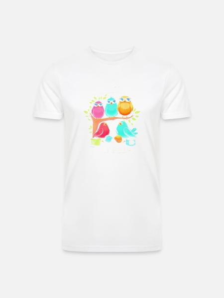 Quilting With My Peeps - Men’s Tri-Blend Organic T-Shirt -
