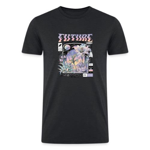 Future Nature Retro-Futuristic - Men’s Tri-Blend Organic T-Shirt