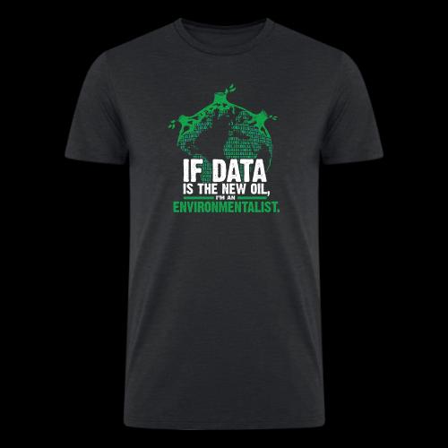 Data Environmentalist - Men’s Tri-Blend Organic T-Shirt