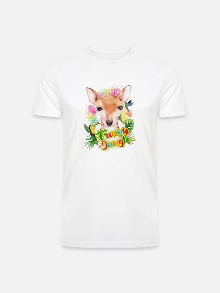 Funny Jungle - Men’s Tri-Blend Organic T-Shirt -