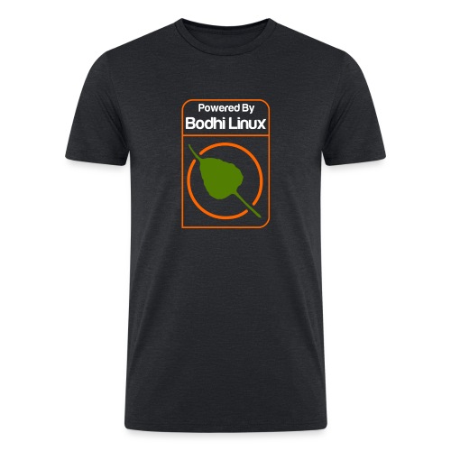 Powered by Bodhi Linux - Men’s Tri-Blend Organic T-Shirt
