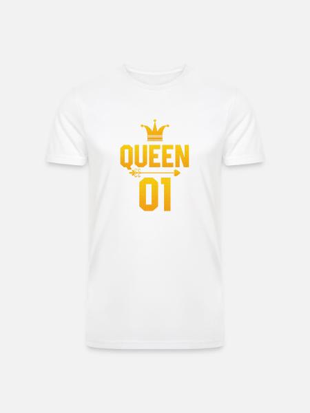 King Queen 01 - Men’s Tri-Blend Organic T-Shirt -