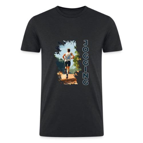 Jogging Vibes - Men’s Tri-Blend Organic T-Shirt