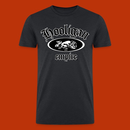 Hooligan Empire Lion Black - Men’s Tri-Blend Organic T-Shirt